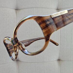 Nine West Women glasses Frame JKB Y6 Brown  Eyeglasses Size 57[]16 130